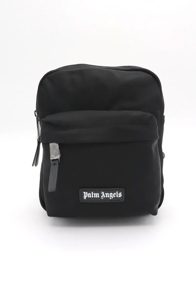 PALM ANGELS ΤΣΑΝΤΑΚΙ M LOGO CROSSBODY BAG ΜΑΥΡΟ