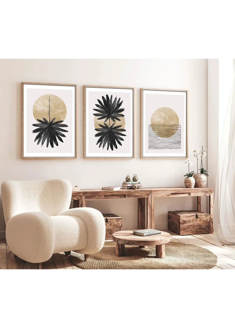 Home Deco - Σετ Διακοσμητικοί Πίνακες 3 Τεμ. Kalune Design