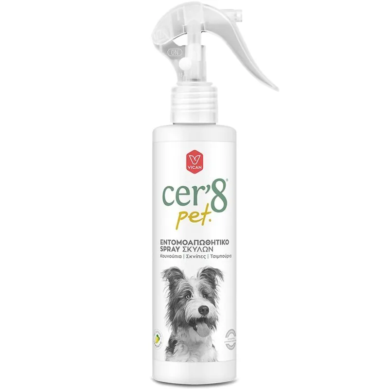 Cer'8 Pet Insect Repellant Spray Εντομοαπωθητικό Spray για Σκύλους 200ml