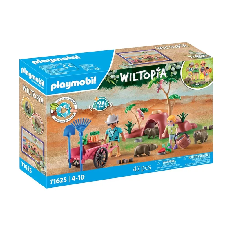 Playmobil Wiltopia Καταφύγιο Των Γούμπατ 71625