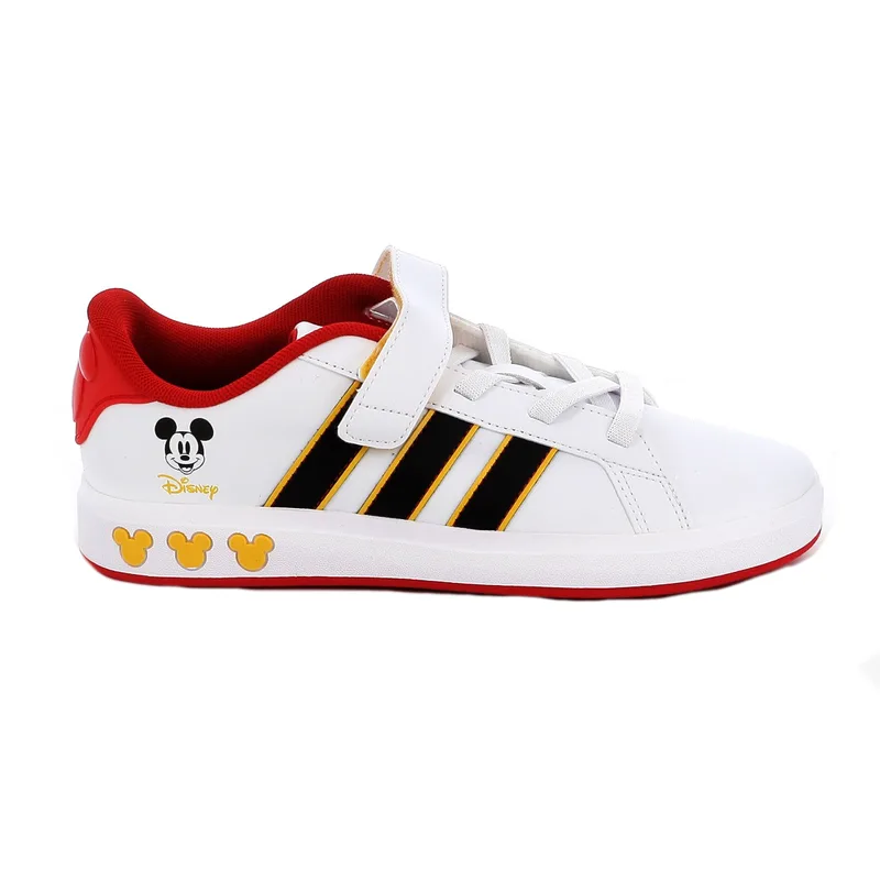 Παιδικό Αθλητικό Παπούτσι για Αγόρι Adidas Grand Court Mickey El K Χρώματος Λευκό JQ8067