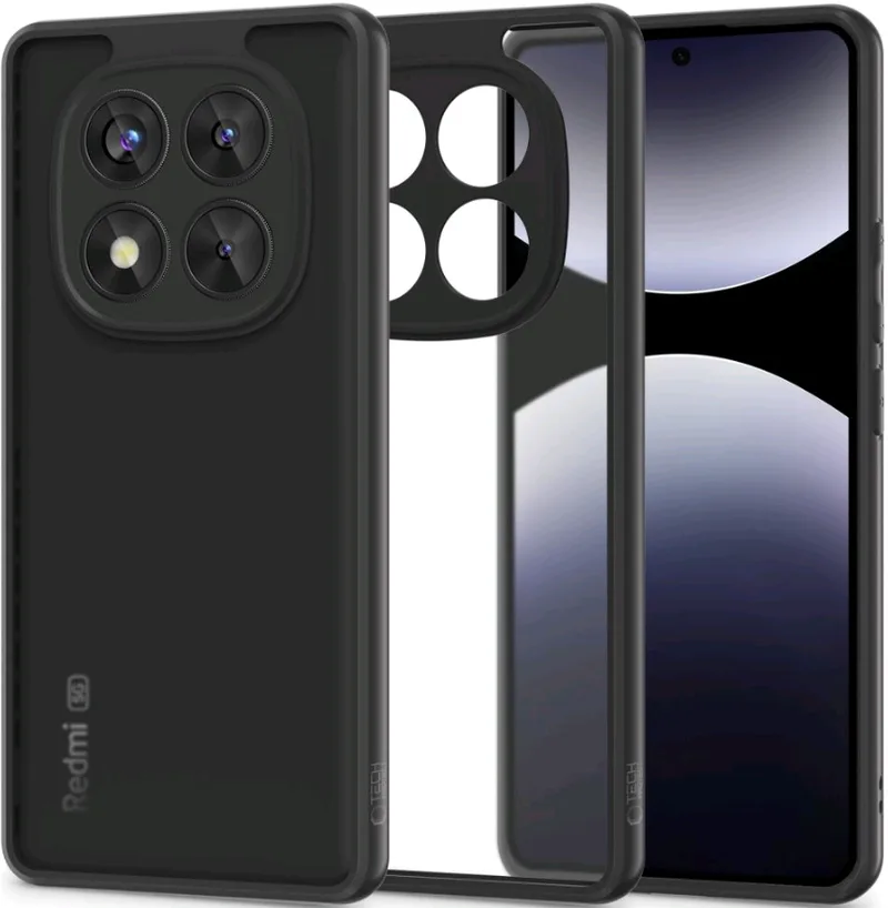 Θήκη Xiaomi Redmi Note 14 Pro 5G / Poco X7 Tech-Protect MagMat Σκληρή Ημιδιάφανη - Matte Black (5906302361458)