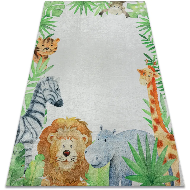 Χαλιά Rugsx BAMBINO 54090 Ζώα, Αφρική πλυσίμαϠ160x220 cm