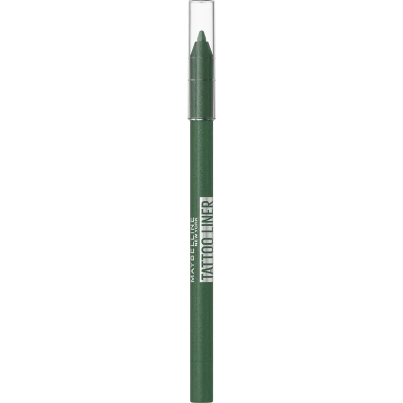 Maybelline Tatoo Liner Sharpenable Gel Pencil Αδιάβροχο Μολύβι Ματιών με Υφή Τζελ & Έντονο Χρώμα που Διαρκεί 1 Τεμάχιο - 817 Hunter Green