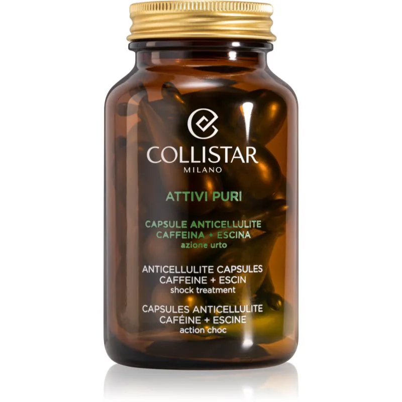 Collistar Attivi Puri Anticellulite Caffeine+Escin κάψουλες καφεϊνης για δέρμα με κυτταρίτιδα 14 τμχ