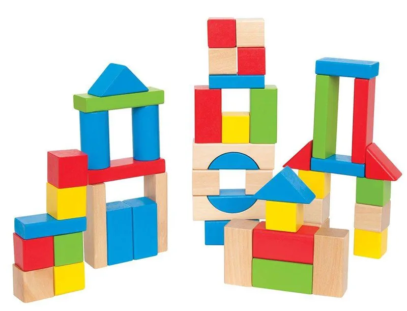 ΚΥΒΟΙ ΠΟΛΛΑΠΛΩΝ ΣΧΗΜΑΤΩΝ ΚΑΙ ΧΡΩΜΑΤΩΝ HAPE MAPLE BLOCKS 50ΤΜΧ