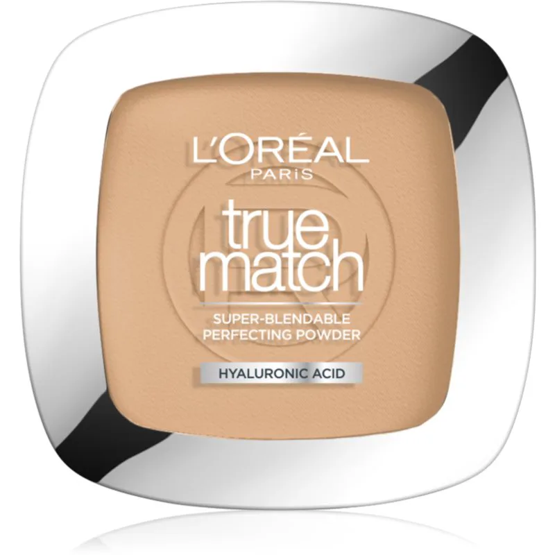 L’Oréal Paris True Match συμπαγής πούδρα απόχρωση 3D/3W Golden Μπεζ 9 γρ