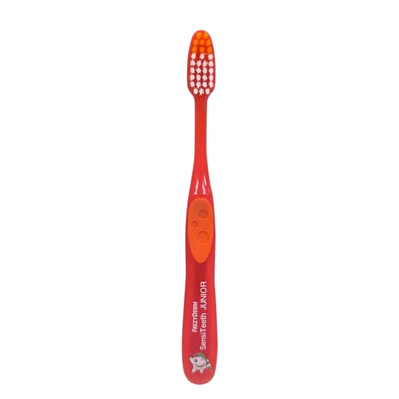 Frezyderm SensiTeeth Junior Toothbrush Soft Μαλακή Οδοντόβουρτσα για Παιδιά 1 Τεμάχιο - Πορτοκαλί