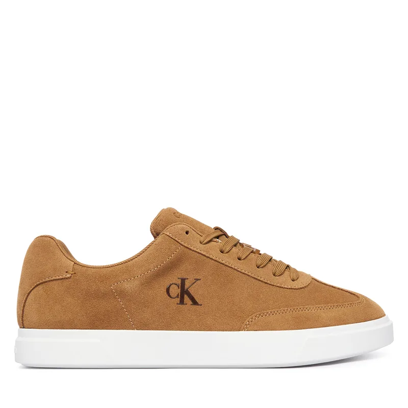 Αθλητικά Calvin Klein Low Prof Cupsole Wt Su HM0HM02201 Ανοιχτό καφέ
