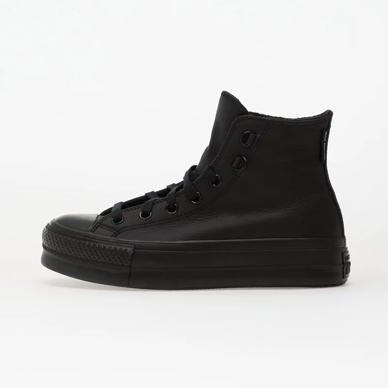 Sneakers Converse Chuck Taylor All Star Lift Platform Leather Hi Black/ Black/ Black EUR 36
