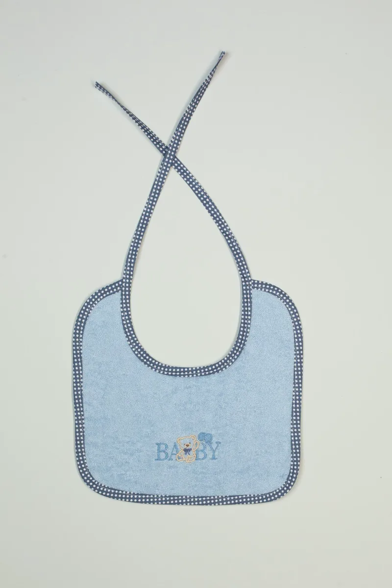 Σαλιάρα Dimcol Baby Bear 161 Σιέλ 25x25