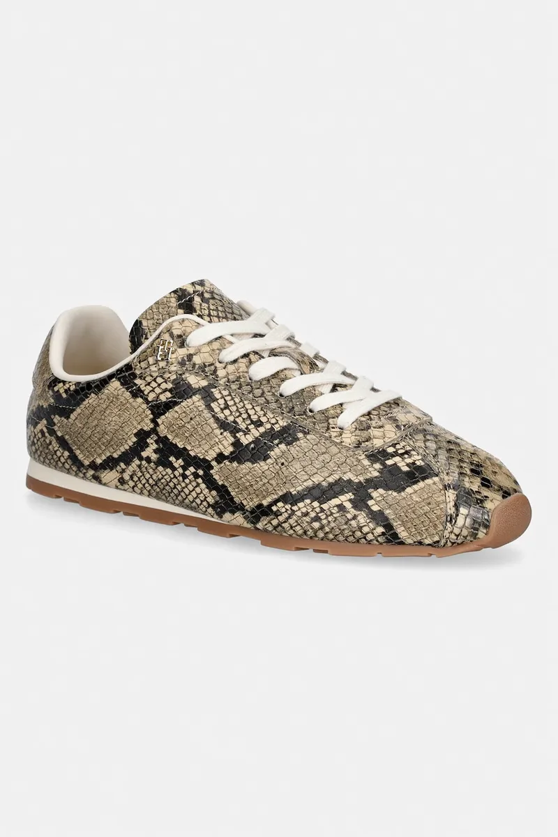 Tommy Hilfiger BELLA SNEAKER SNAKE sneakers γυναικεία δερμάτινα