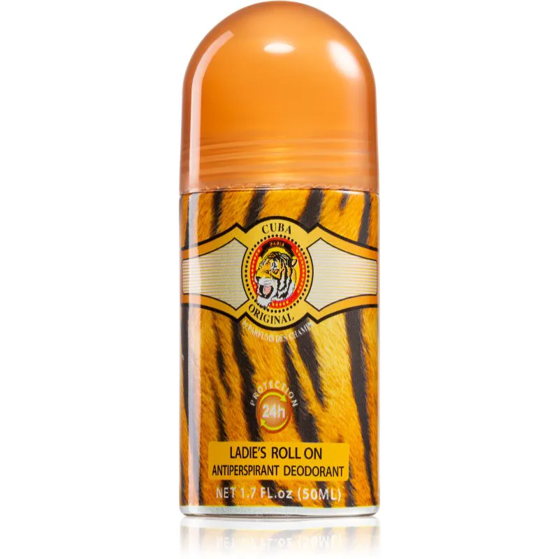 Cuba Jungle Tiger αποσμητικό αντιιδρωτικό μπίλια για γυναίκες 50 ml