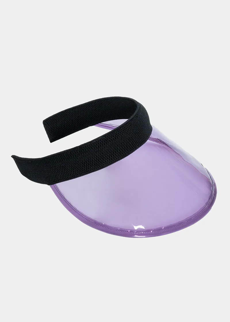 Purple vinyl headband Μοβ