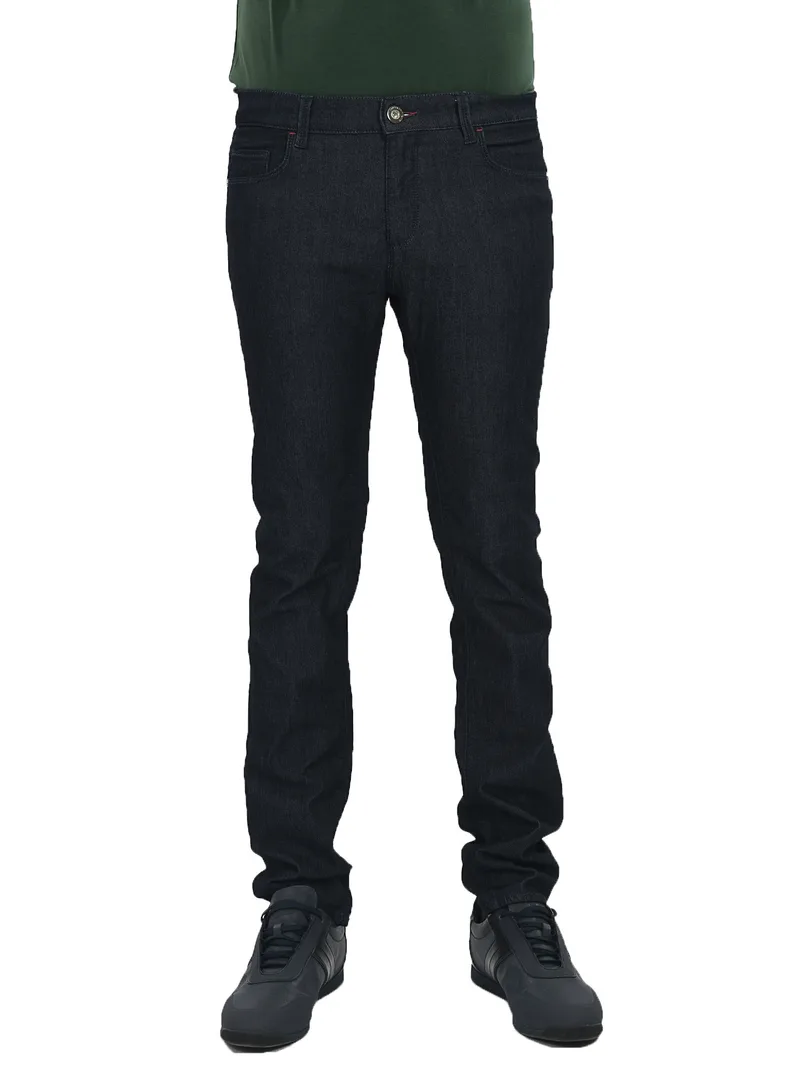 TRUSSARDI JEANS ΠΑΝΤΕΛΟΝΙ JEANS 370 CLOSE ΜΠΛΕ