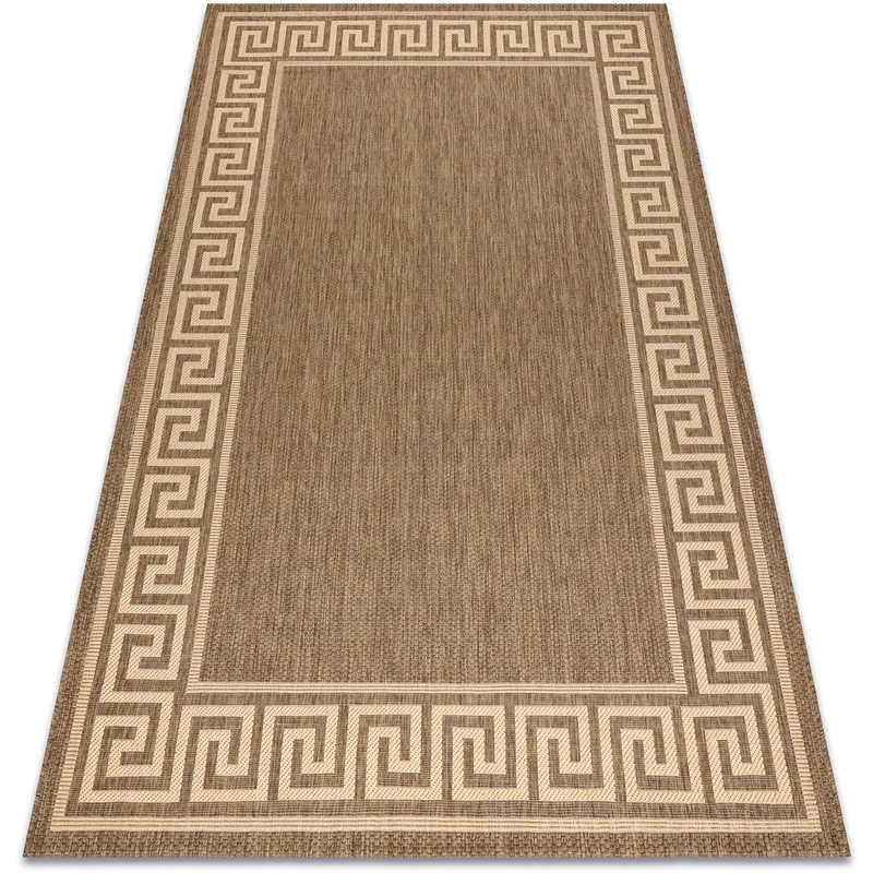Χαλιά Rugsx Χαλί σιζάλ FLOORLUX 20014 καφές / μ 60x110 cm