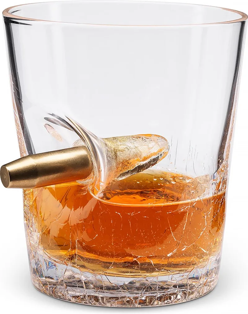 The Source InGenious Shot In a Glass - Γυάλινο Ποτήρι Ποτού / Ουίσκι με Διακοσμητική Σφαίρα - 250ml (5056327915836)