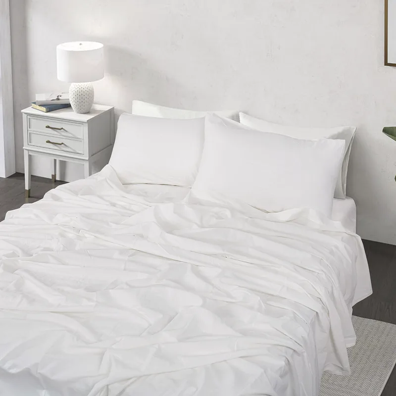 Beauty Home Σετ σεντόνια υπέρδιπλα Hilton Art 11151 240x280 Λευκό