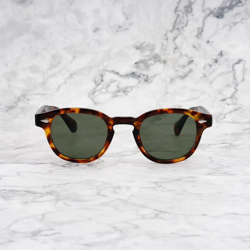 JOHNNY TORTOISE Tinted Sunglasses | Tortoise | Green Shades | Explicit Poets Sunglasses