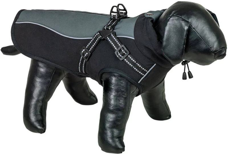 ΠΑΛΤΟ ΣΚΥΛΟΥ NOBBY META 2 IN 1 ΜΑΥΡΟ/ΓΚΡΙ (32 CM)