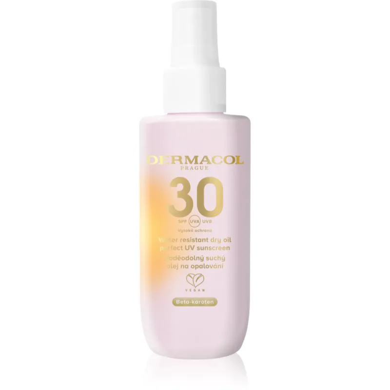 Dermacol Sun προστατευτικό αντηλιακό ξηρό λάδι αδιάβροχο SPF 30 150 ml