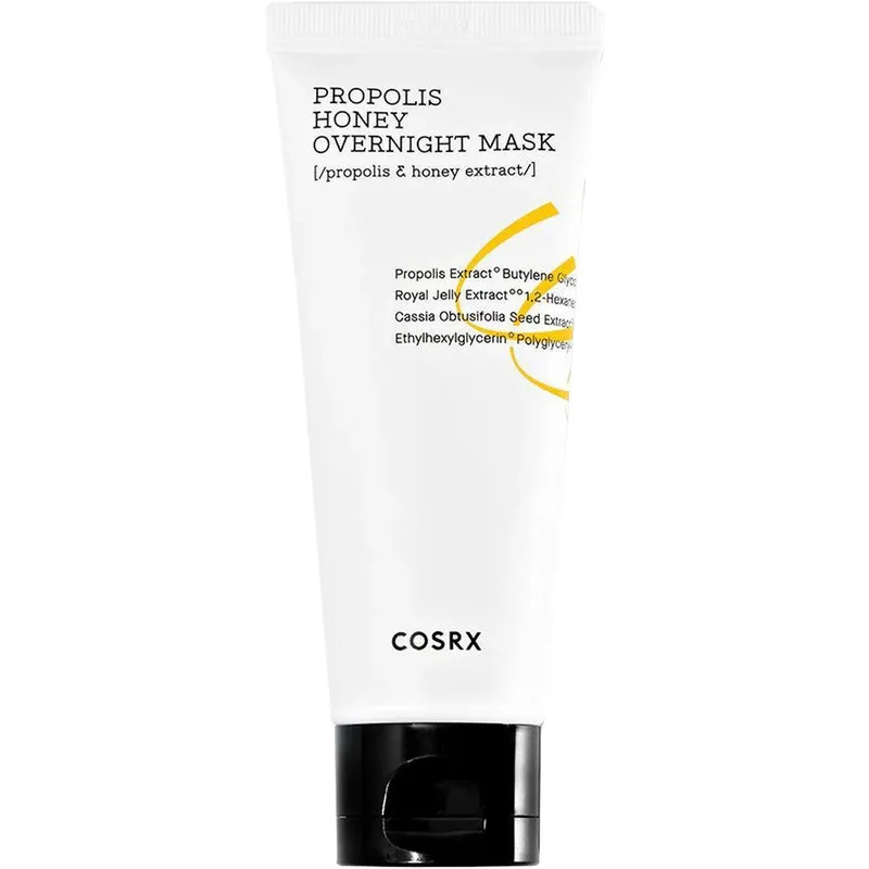 COSRX Full Fit Propolis Honey Overnight Mask Ενυδατική Μάσκα Νυκτός Προσώπου 3 σε 1 με Εκχύλισμα Πρόπολης & Μελιού 60ml