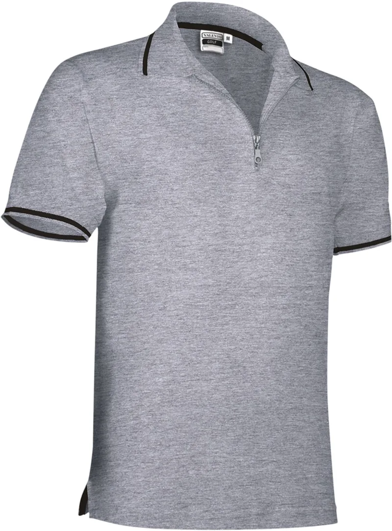 Κοντομάνικο Polo Shirt GOLF Valento POVAGOLGR Marengo Vigore-Black
