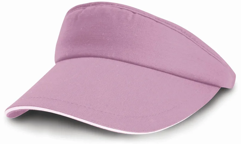 Καπέλο Sport Visor RC048X Result Caps Pink/White