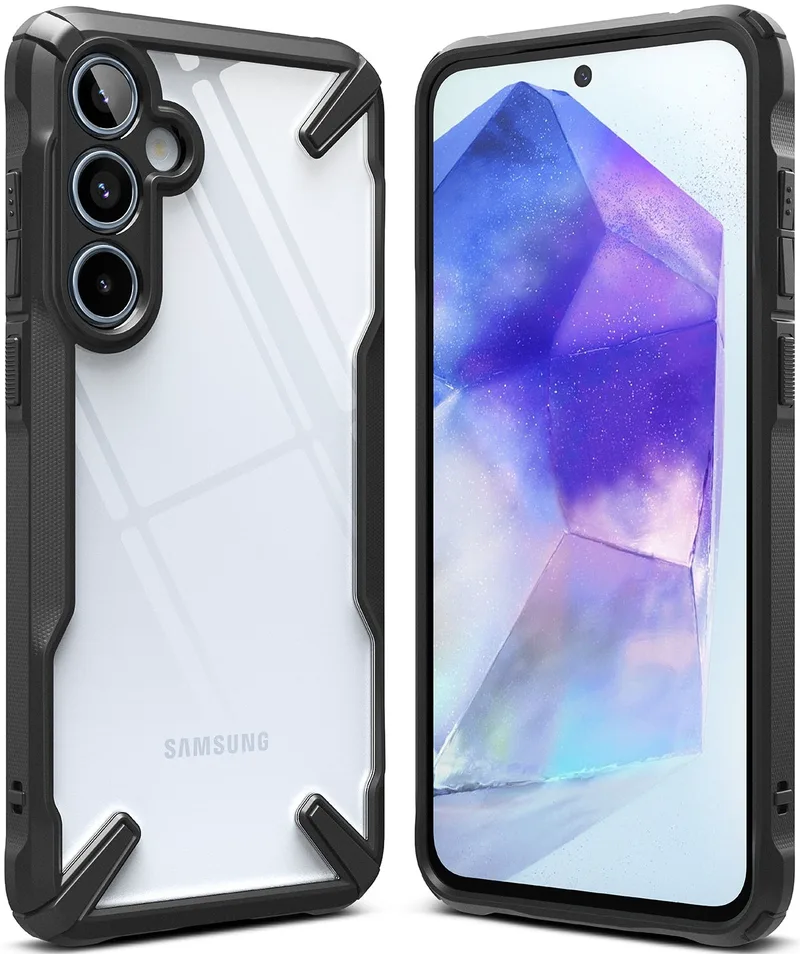 Σκληρή Θήκη - Samsung Galaxy A55 - Ringke Fusion X - Black (8809961784767)