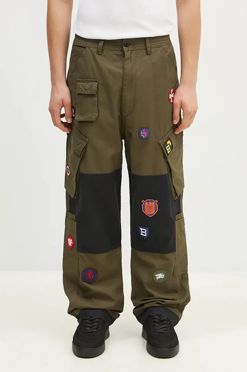 Βαμβακερό παντελόνι Billionaire Boys Club Patch Cargo Pant
