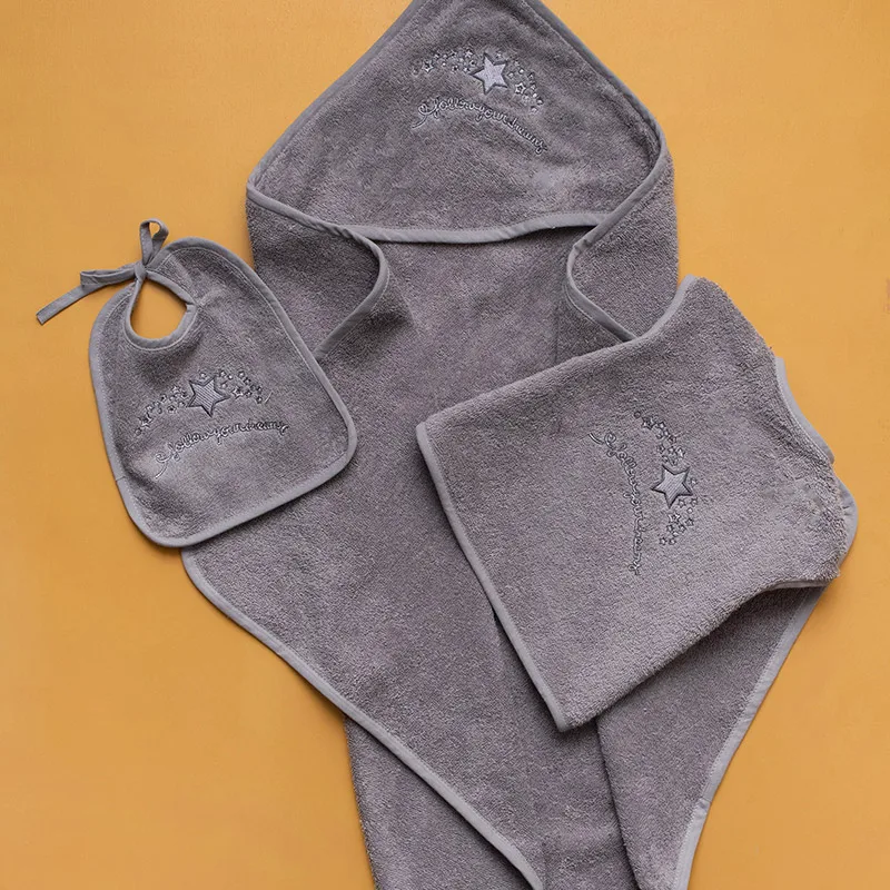 Βρεφικό Σετ Λουτρού (3 Τμχ) Palamaiki Baby Joia Bj524 Grey