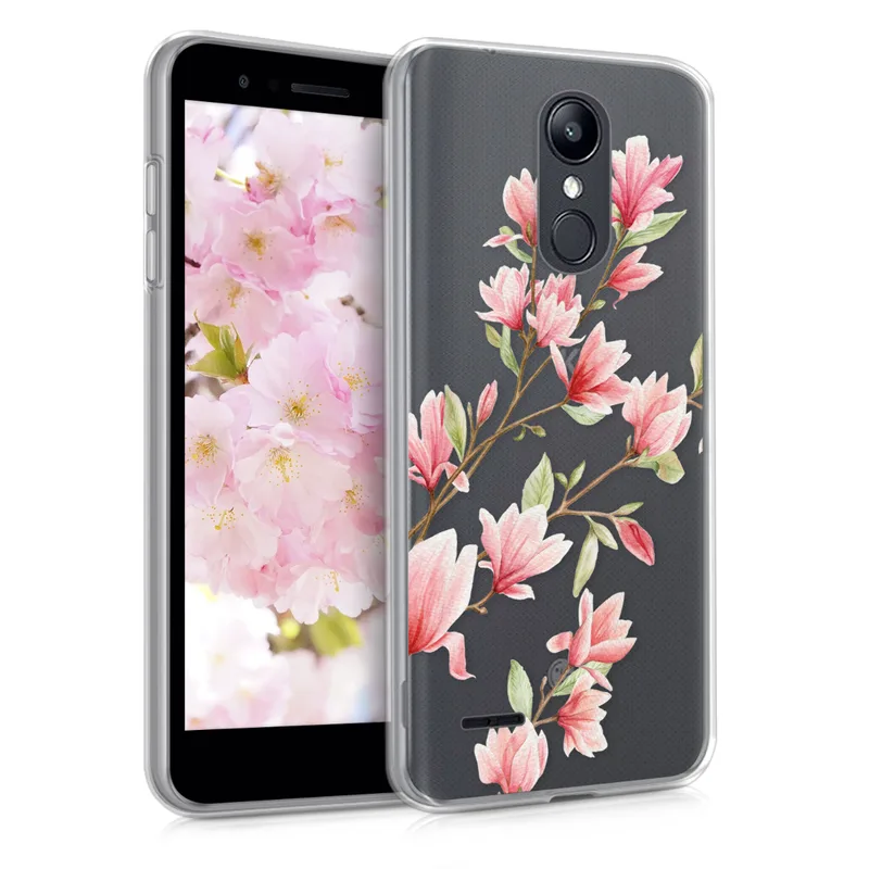 KW Θήκη Σιλικόνης LG K8 (2018) / K9 -Light Ροζ / White / Transparent (45629.04)