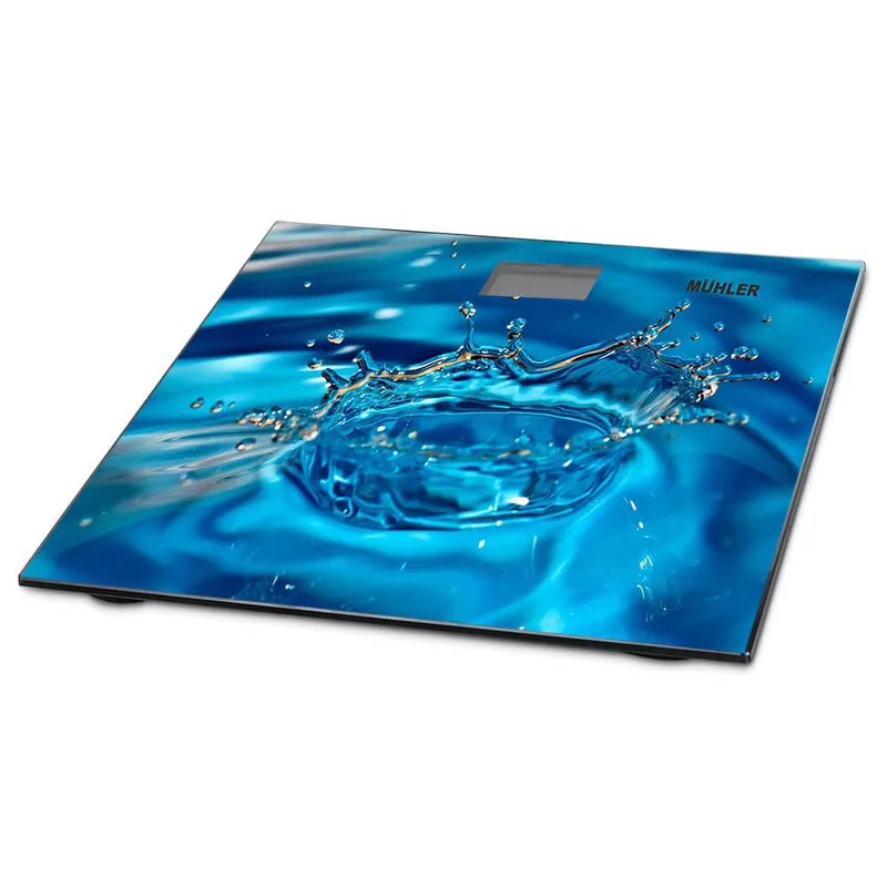 Ψηφιακή Ζυγαριά σε χρώμα Μπλε MSC-3077, Water Drop, Muhler, 180kg