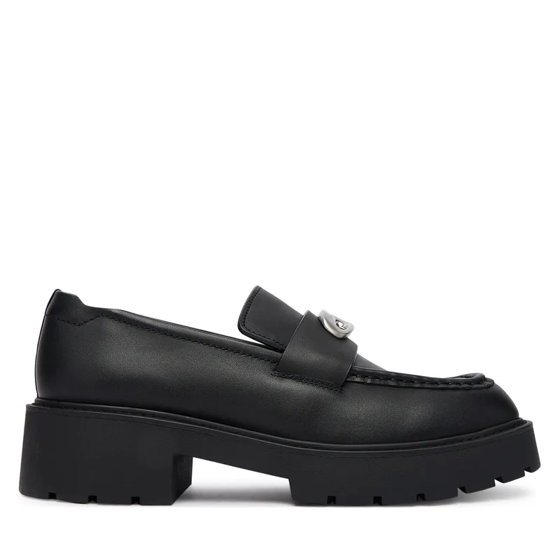 Loafers Calvin Klein Chunky Loafer Lth Hw YW0YW01912 Μαύρο