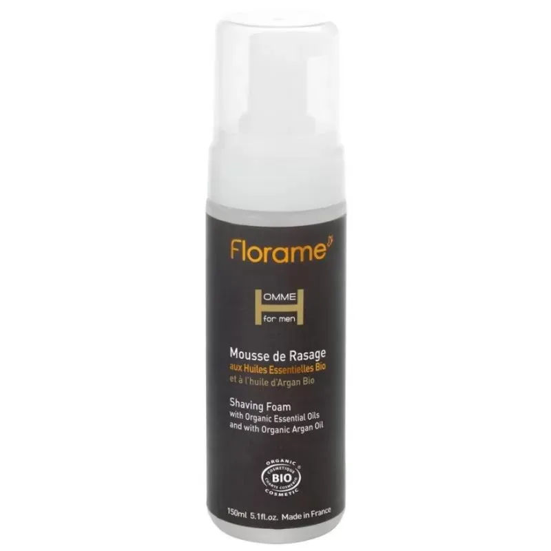 Florame Homme For Men Organic Shaving Mousse 150ml