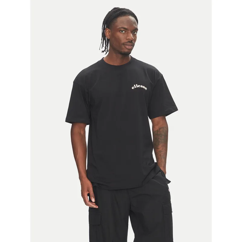 Ellesse T-Shirt Canoci SHZ21847 Μαύρο Loose Fit