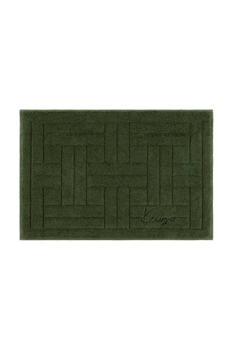 Βαμβακερό χαλάκι μπάνιου Kenzo KWEAVE Kaki 55 x 80 cm