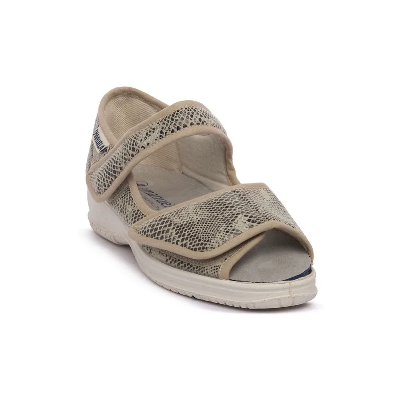 Σανδάλια με πλατφόρμα Emanuela BEIGE