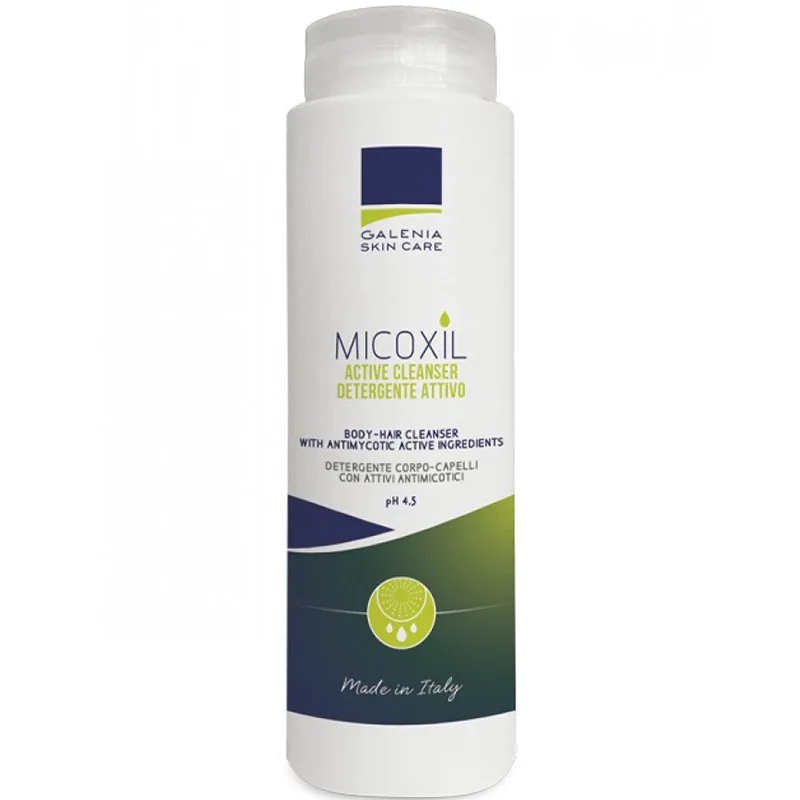 Galenia Skin Care Micoxil Body, Hair Active Cleanser Αφρίζον Αντιμυκητιασικό Καθαριστικό Σώματος, Προσώπου & Τριχωτού Κεφαλής 250ml