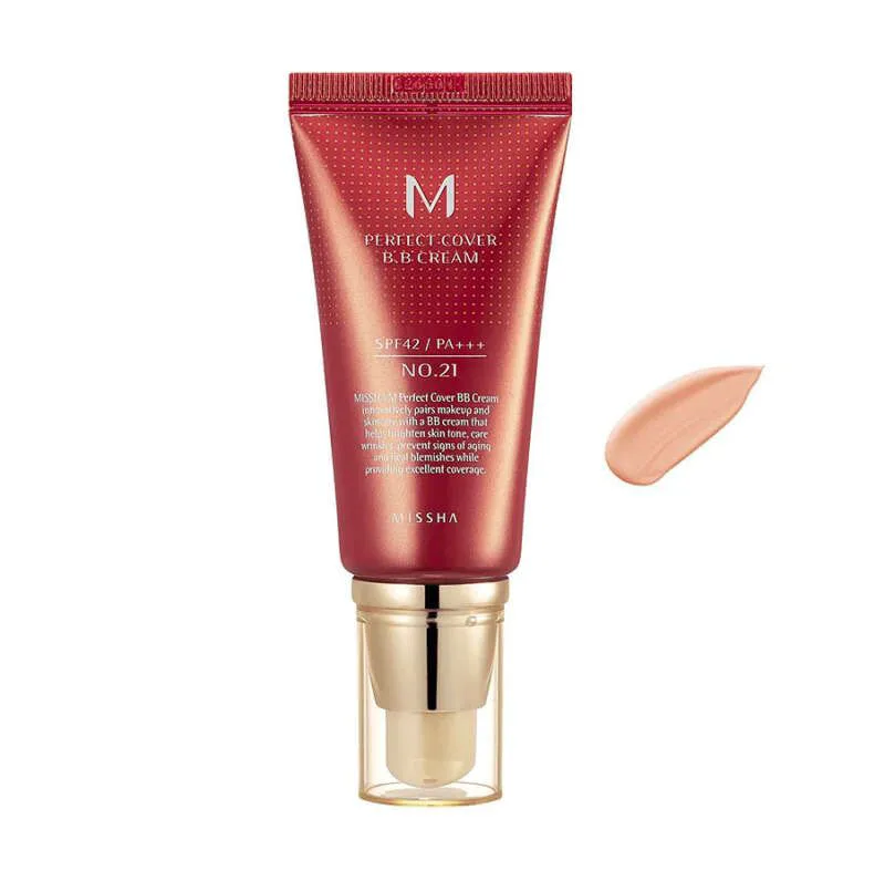 Missha M Perfect Cover ΒΒ Cream No. 21 Light Μπεζ SPF 42 PA+++ 50ml