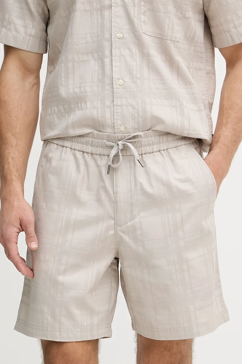 BOSS Πορτοκαλί σορτς chino ανδρικά βαμβακερά