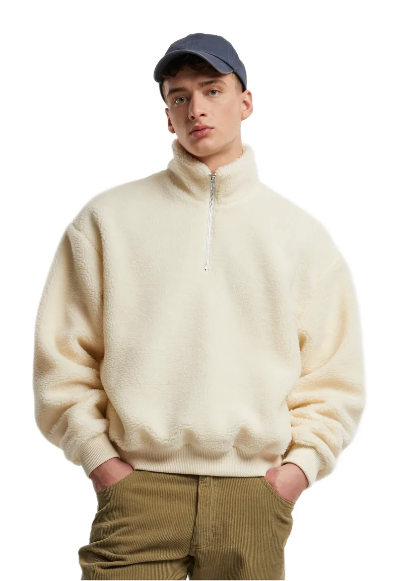 Oversized Teddy Troyer Urban Classics TB7266-02903 Whitesand