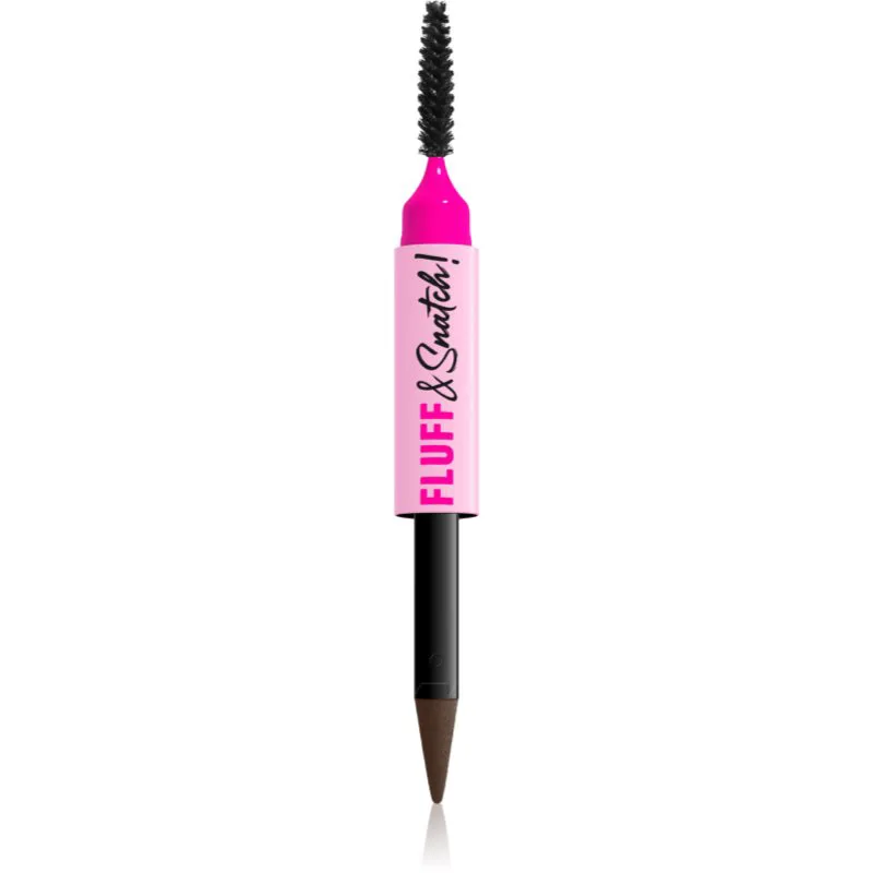 NYX Professional Makeup Fluff & Snatch μολύβι για τα φρύδια με πουδρένιο- αποτέλεσμα απόχρωση Espresso 1 γρ