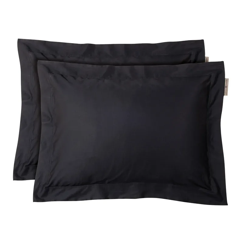 Greenwich polo club ζευγοσ μαξιλαροθηκεσ black 2259 μαυρο 50χ70+7