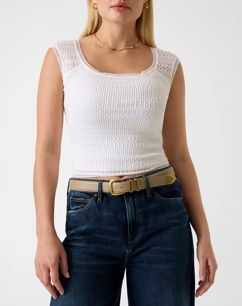 GUESS SS ELISABETTE TOP ΜΠΛΟΥΖΑ ΓΥΝΑΙΚΕΙΟ W6GP19K2949-G011 White