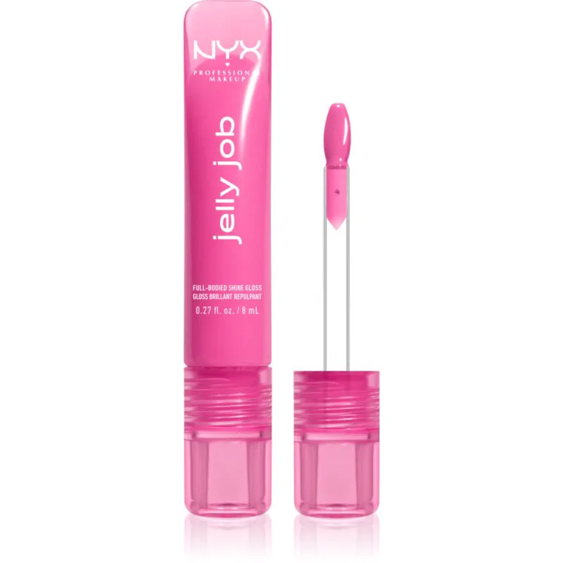NYX Professional Makeup Jelly Job λαμπερό λιπ γκλος για αύξηση του αποτελέσματος απόχρωση Jelly Icing 7.5 ml