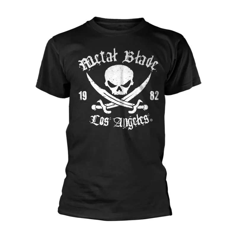Metal Blade Records "Pirate Logo"T-shirt,Licensed Merchandise - Black