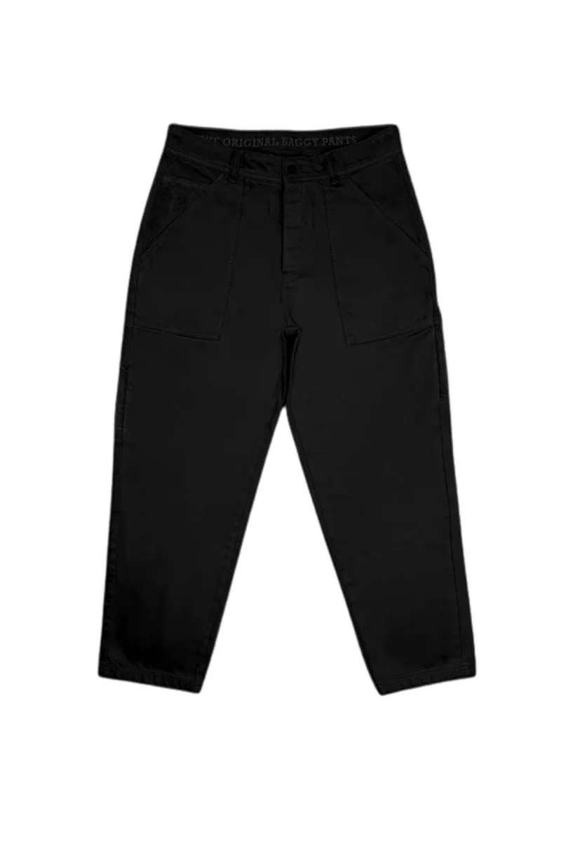 HOMEBOY Unisex Jean x-tra CARPENTER Pants - ΜΑΥΡΟ-01PA1301-BLACK