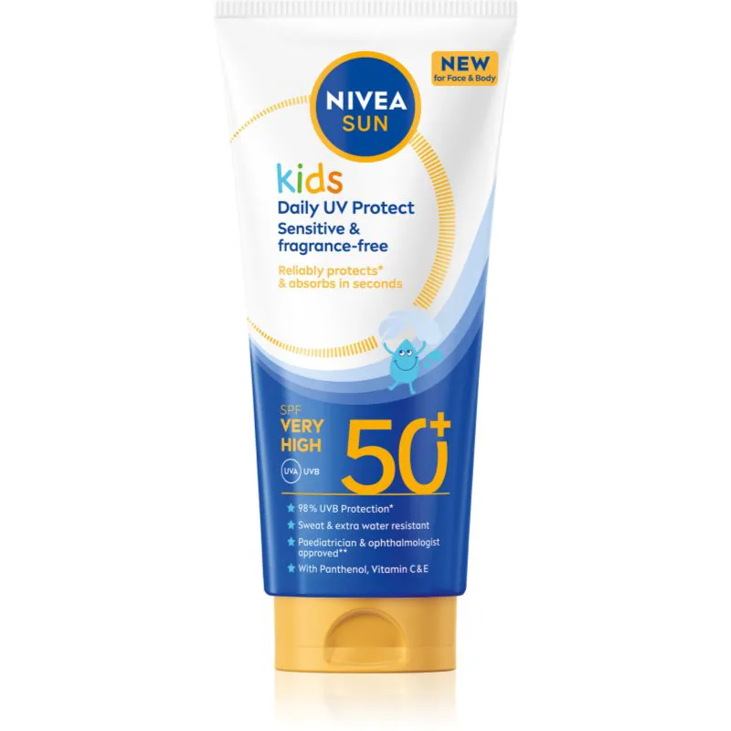NIVEA SUN Kids αντηλιακό γαλάκτωμα για παιδιά SPF 50+ 100 ml
