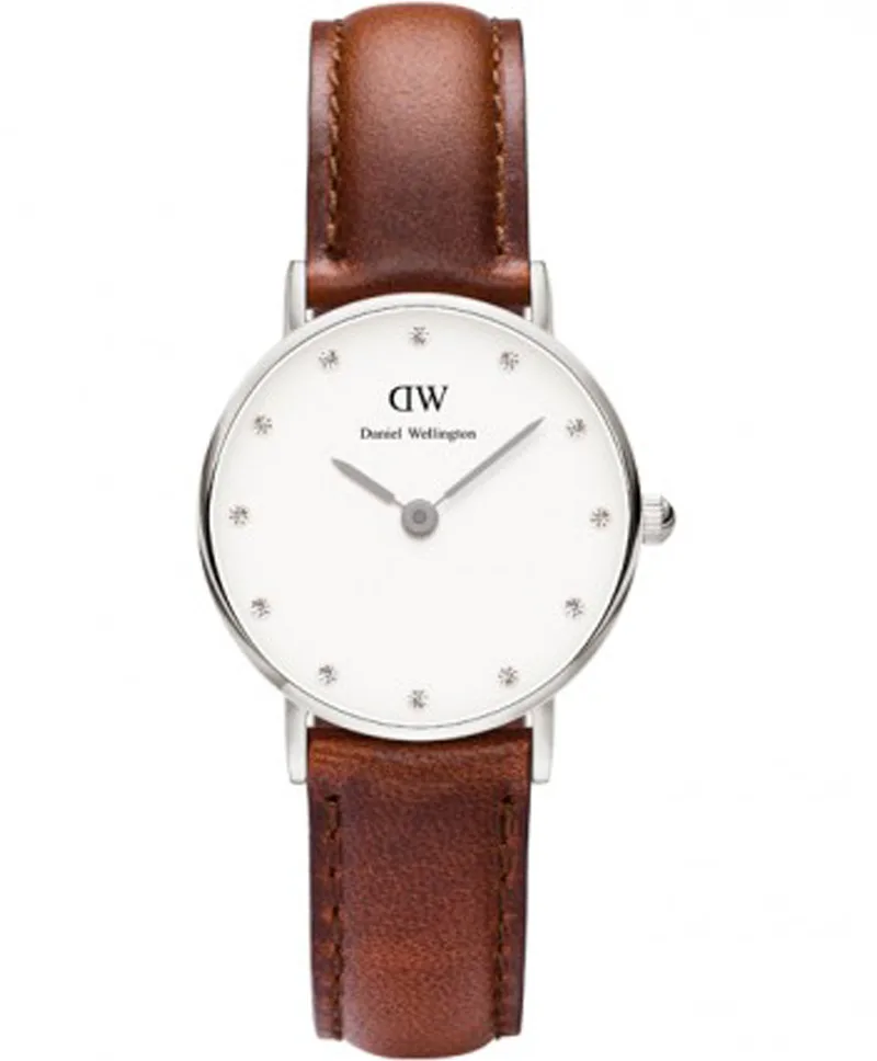 DANIEL WELLINGTON St. Andrews Brown Leather Strap 0920DW